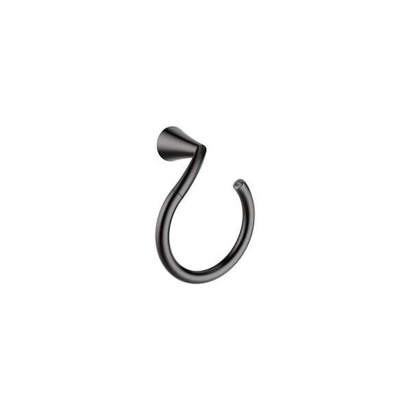 Matte Black Towel Ring